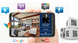 real estate you tube listing videos with mobile media and social media integration